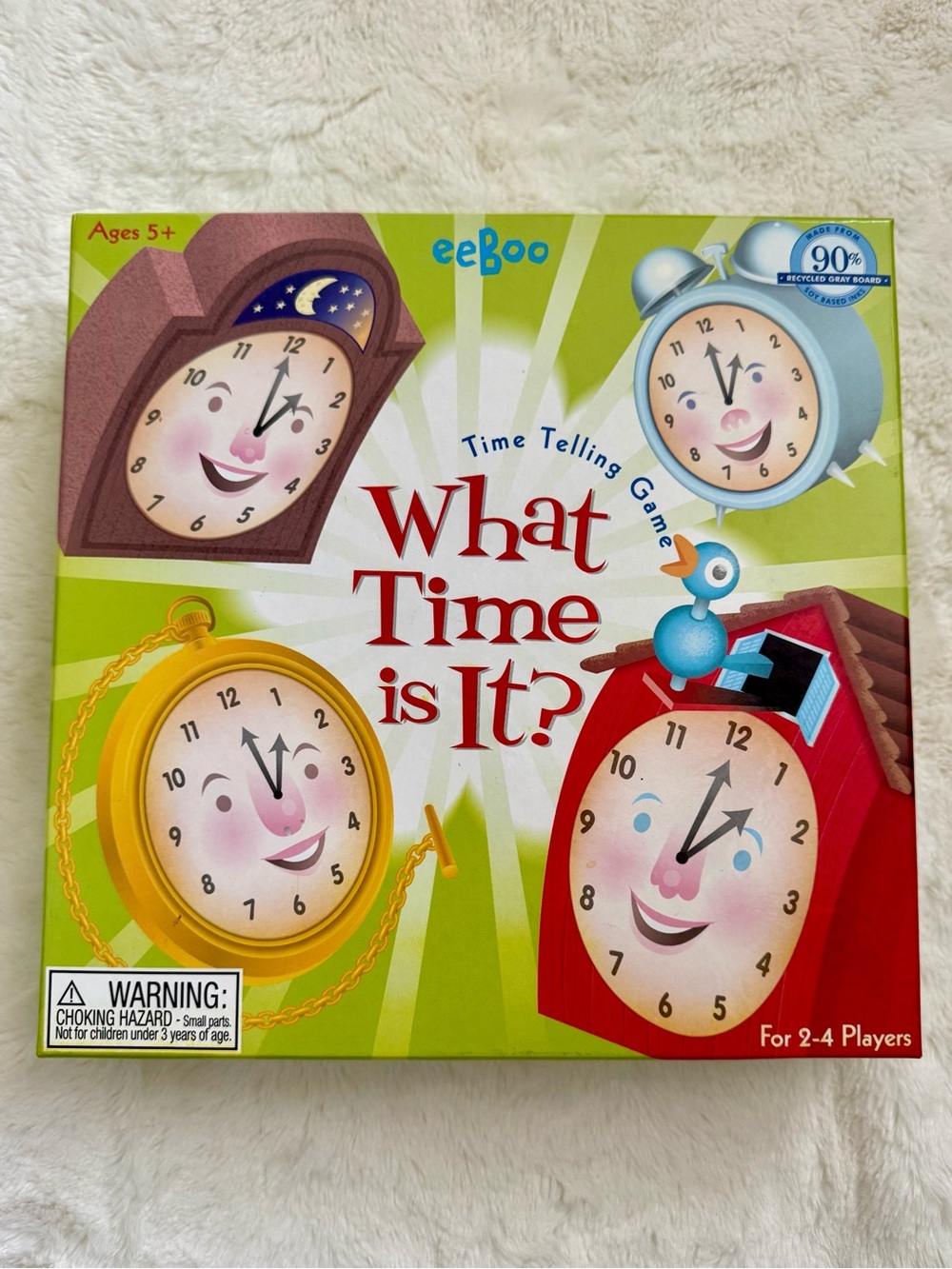 EeBoo What Time Is It / Time Telling Game